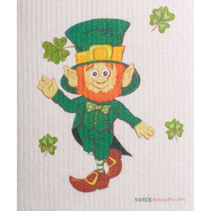 Saint Patricks 2021 Set of 3 Swedish Dishcloths (One of each design) | ECO Friendly | Reusable Cleaning Spongecloth - SWEDEdishcloths.com