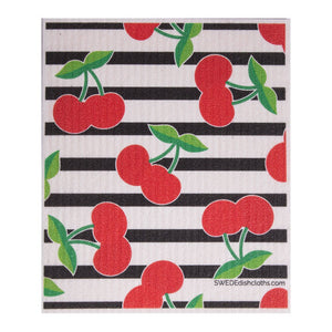 Swedish Dishcloth (Cherry Collage) Single Paper Towel Replacement | Swededishcloths - SWEDEdishcloths.com