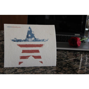 Swedish Dishcloth One Swedish Dishcloth American Star Design - SWEDEdishcloths.com